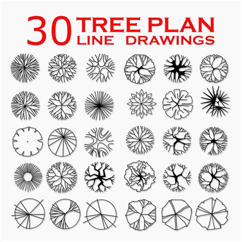 Image result for Tree Symbol Plan View