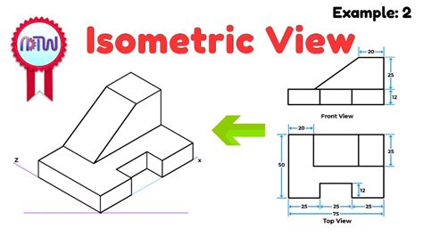 Toradh íomhá ar What Is Isometric View in Engineering Drawing