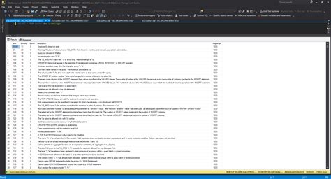 Toradh íomhá ar SQL No Server Message