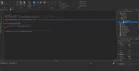 Image result for How to Make a Button That Teleports You in Roblox Studio