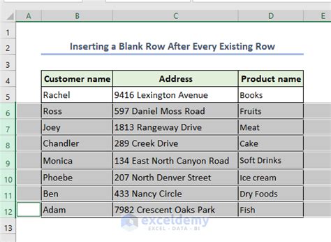Image result for How to Insert 2 Rows After Every Row in Excel