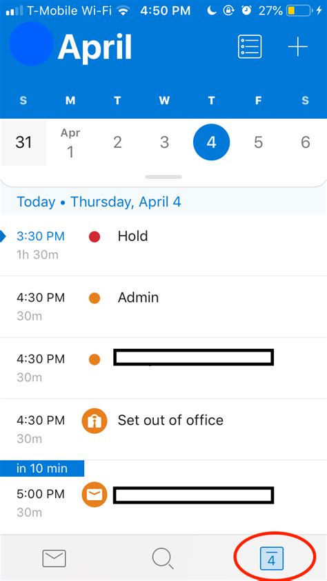 Toradh íomhá ar Outlook App iPhone
