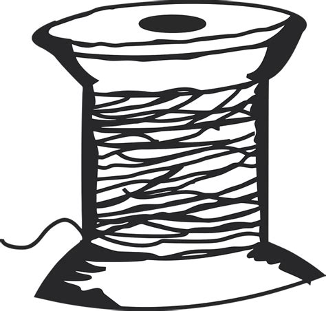 Image result for Spool of Thread Outline PNG Transparent