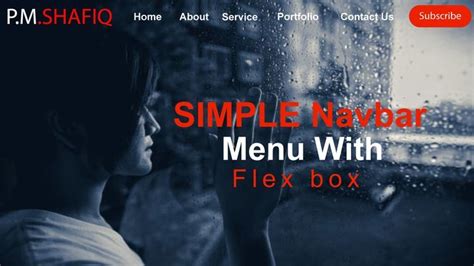 Image result for CSS3 Flex Simple Navbar Example