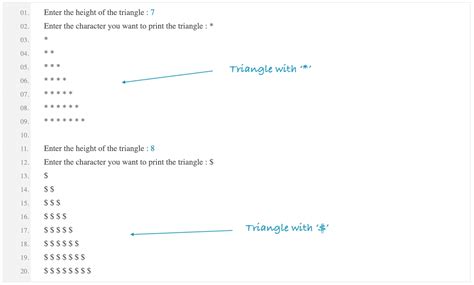 Right Angle Triangle Number Pattern in Python に対する画像結果