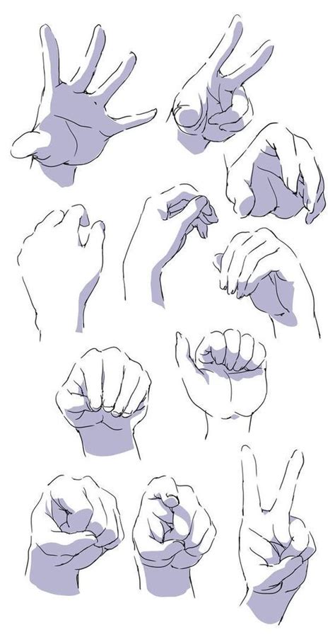 Toradh íomhá ar Hand Reference Drawing Anime Rising
