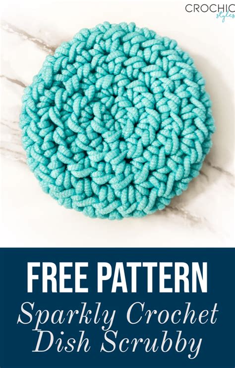 Image result for Round Scrubbie Crochet Pattern