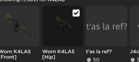 Toradh íomhá ar Gun Accessories Roblox