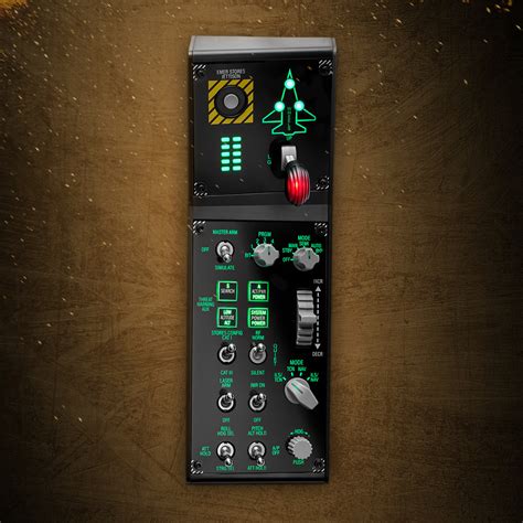 Toradh íomhá ar Thrustmaster Radio Panel