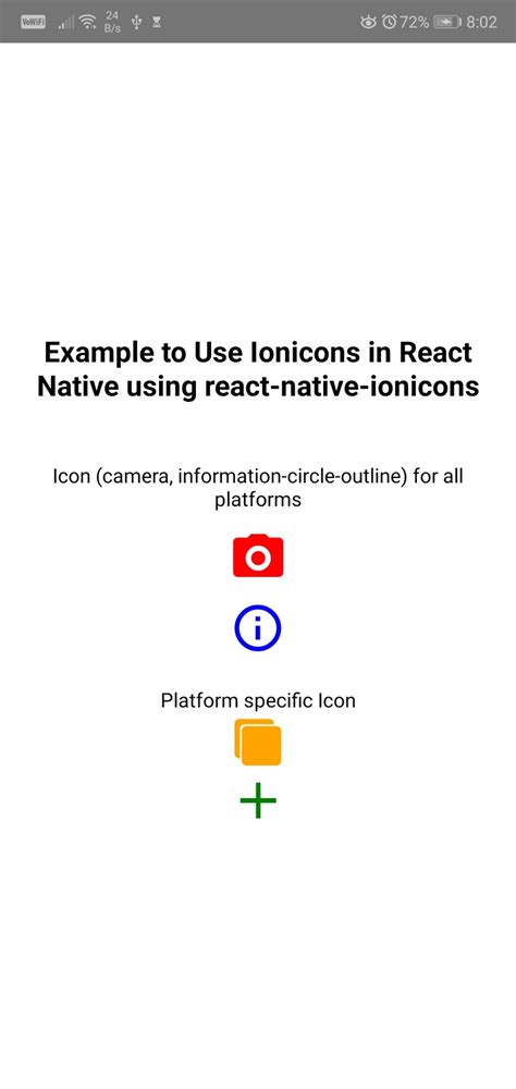 Image result for React Native Vector Icons Ionicons
