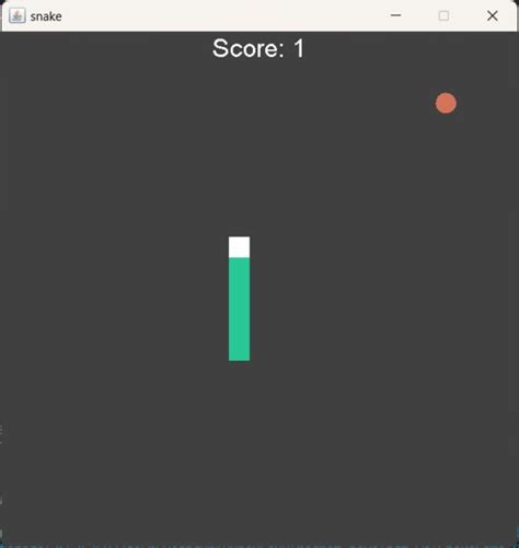 Toradh íomhá ar Snake Game in Eclipse Program