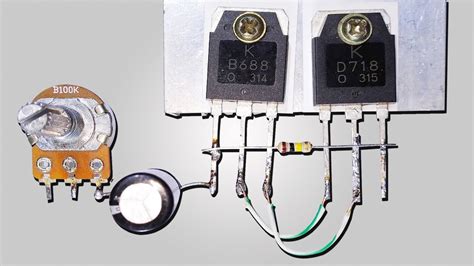 Image result for Single B688 Transistor Amplifier Circuit