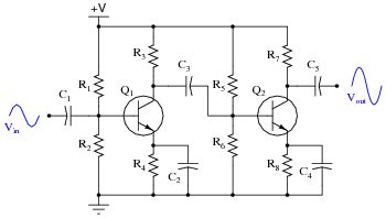 Image result for Amplifier Circuit Using Transistor