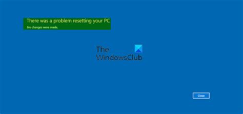 Image result for Problem Resetting PC