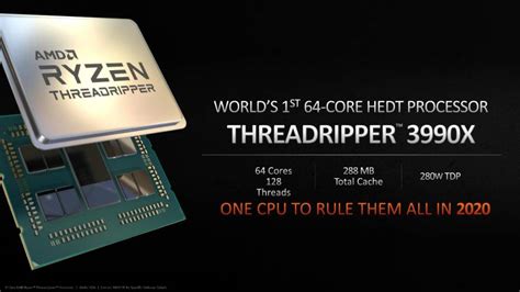 Toradh íomhá ar Threadripper 64-Core