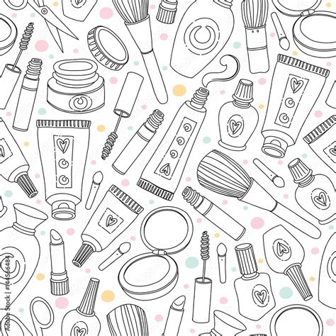 Image result for How to Draw a Makeup Set