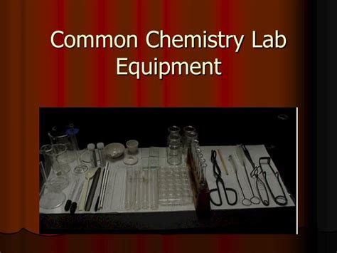 Image result for Common Chemistry Lab Equipment