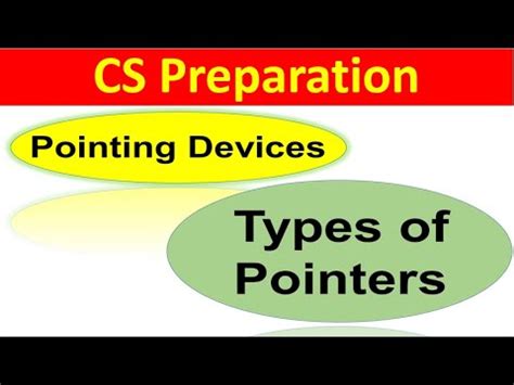 Toradh íomhá ar Types of Pointing Devices