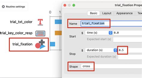 Toradh íomhá ar Stroop PsychoPy