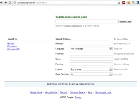 Image result for Google Source Code Search