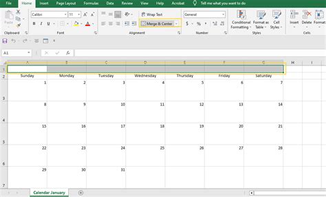 Image result for How to Create a Calendar in an Excel List Format