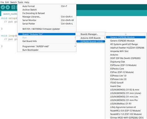 Toradh íomhá ar Esp8266 Module Pins