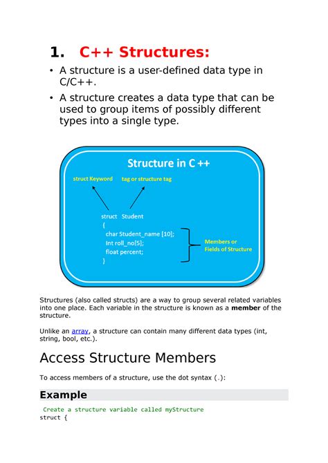 Image result for What Is a Structure in C++