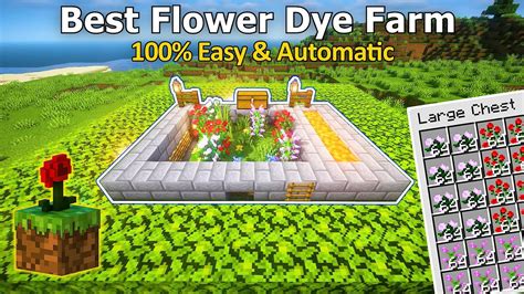 Toradh íomhá ar Minecraft Farming Flowers