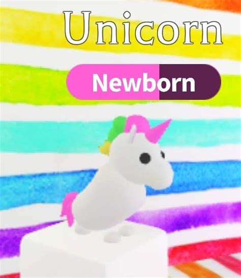 Afbeeldingsresultaten voor AdoptMe Pets Neon Unicorn
