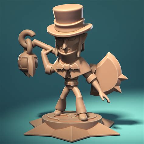 Image result for Mortis Brawl Stars 3D Render