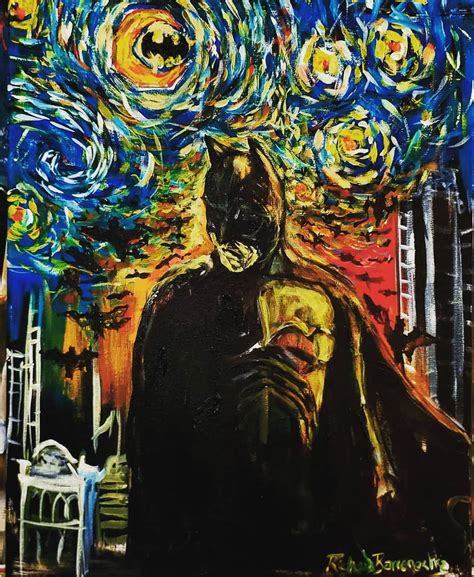 Image result for Batman Starry Night