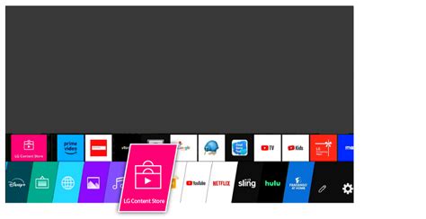 Toradh íomhá ar Accessing LG Content Store