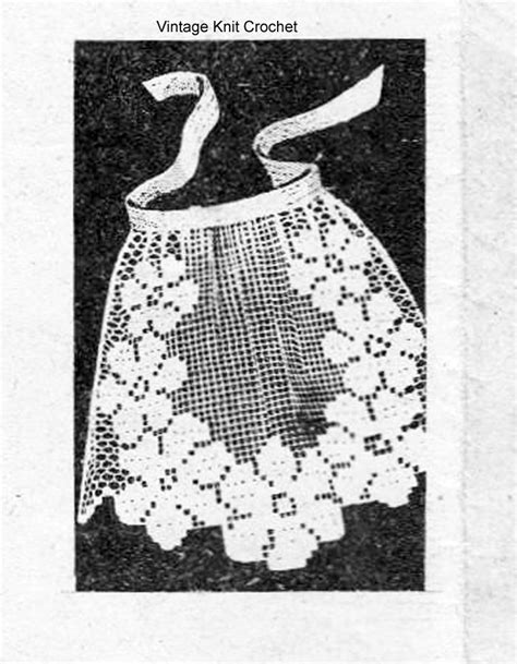 Afbeeldingsresultaten voor Filet Crochet Apron