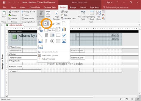 Image result for How to Create a Report in Access