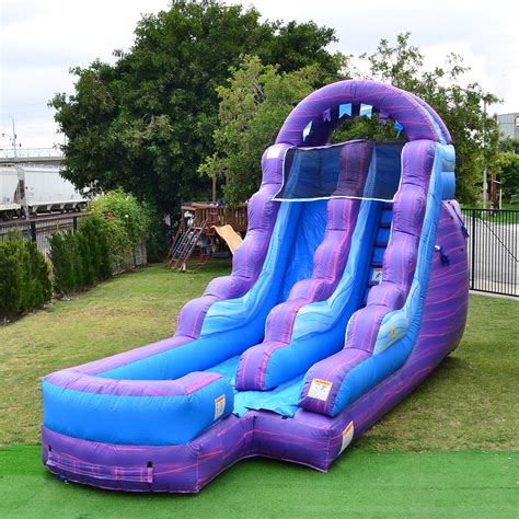 Afbeeldingsresultaten voor Backyard Pool Inflatable Water Slides