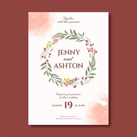 Image result for Free Wedding Templates Botanical