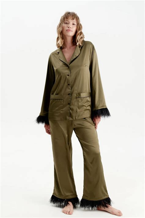 Image result for Green Floral Pyjamas