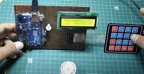 Image result for Password-Based Gate Locked System Circuit Diagram Using Arduino