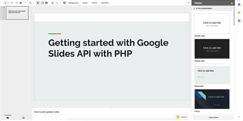 Image result for Google Slides Interface