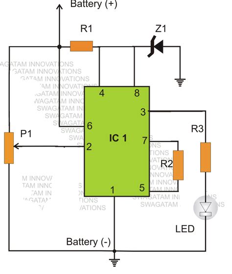 Image result for Low Battery Circuit