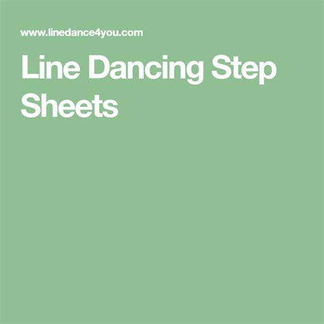 Afbeeldingsresultaten voor Line Dance Step Sheets Printable