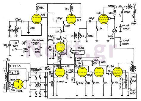 Image result for 1 Valve Transmitter Circuit Diagram