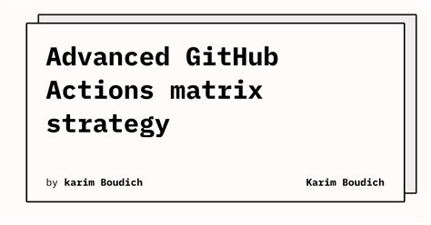 Matrix Strategy GitHub Actions に対する画像結果