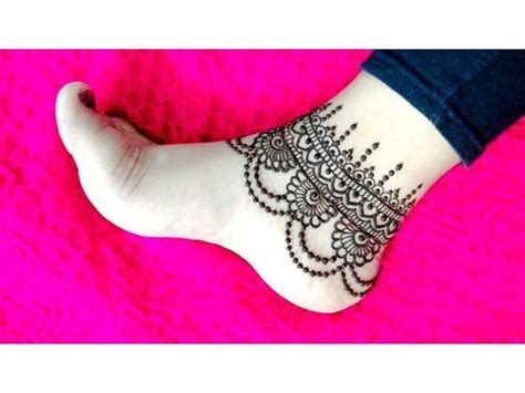 Image result for Ankle Henna Designs