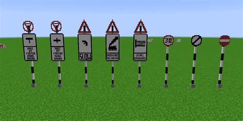 Image result for Minecraft Road Signs
