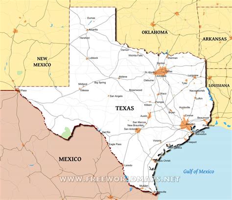 Image result for Texas Map with Countries