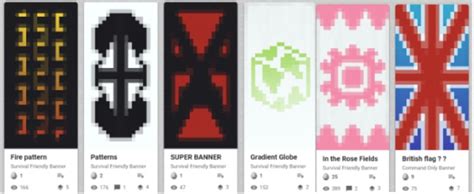 Toradh íomhá ar Minecraft How Make Loom Flags