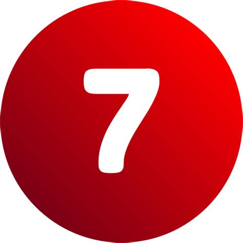 Afbeeldingsresultaten voor Number 7 Icon