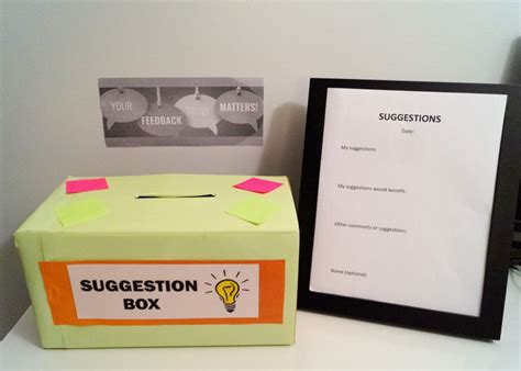 Toradh íomhá ar Suggestion Box Bulp