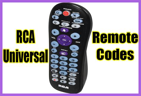 Image result for RCA Universal Remote Code Sheet